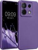 kwmobile metallic telefoonhoesje van TPU - geschikt voor Xiaomi Redmi Note 13 Pro 5G / Poco X6 5G - Flexible case voor smartphone - In metallic blauwpaars