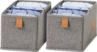 Store It Lade mandje grijs kledingkast - Medium 6-vaks (2 stuks)