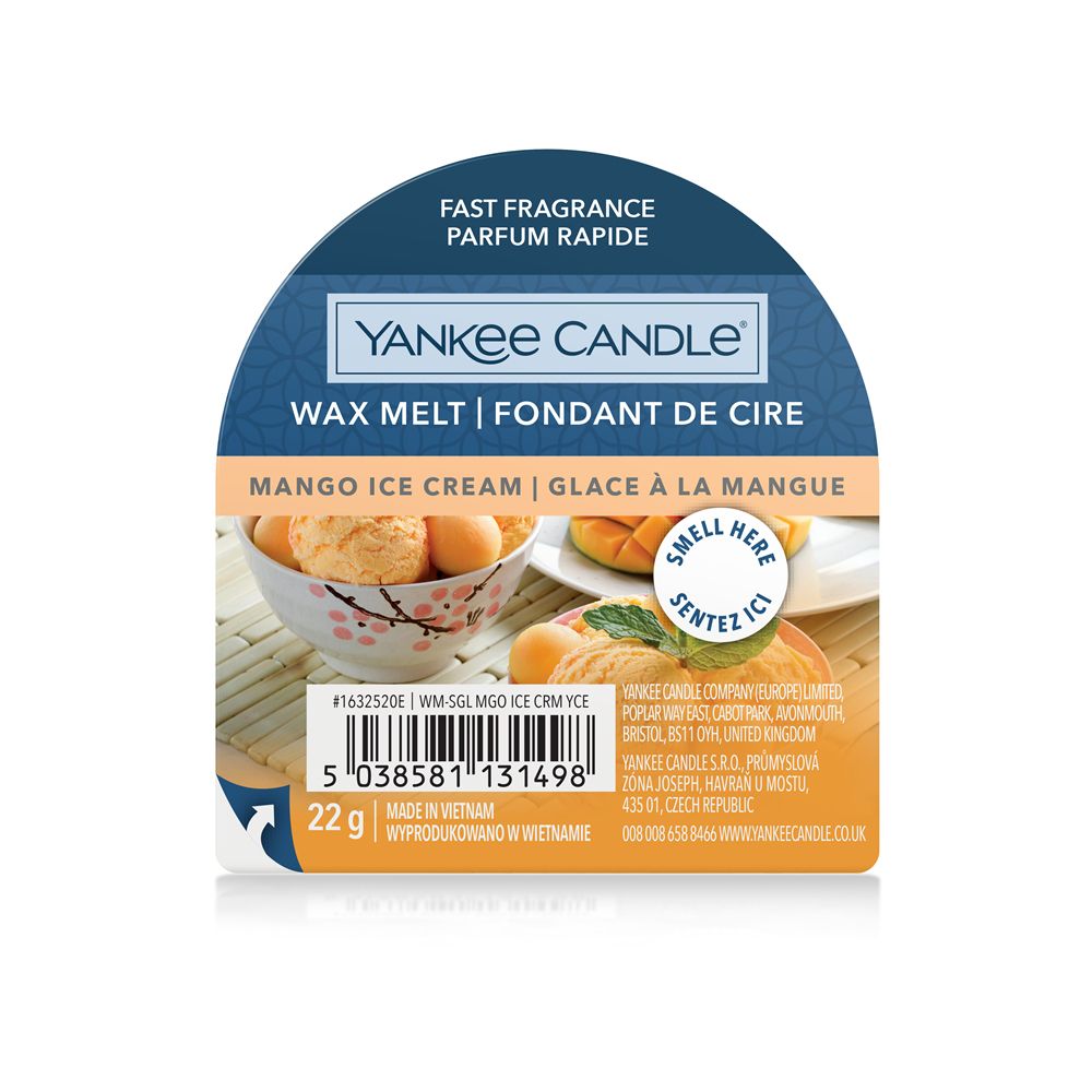 Yankee Candle Mango Ice Cream Scented Wax Melt