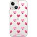 ERT GROUP mobiel telefoonhoesje voor Apple iPhone 13 - Babaco patroon Hearts 006