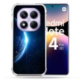 Cokitec Versterkte hoes voor Xiaomi Redmi Note 14 Pro 5G Universe Planeet Aarde