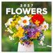 Presco Bloemen Kalender 2027 Wandkalender Natuur Blauw Geel Paars Rood Wit