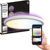 Calex Halo Smart Plafondlamp - 30cm - RGB & Warm Wit Licht - Wit