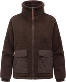 Ragwear Fleece jas 'Arctika Y' chocoladebruin