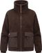 Ragwear Fleece jas 'Arctika Y' chocoladebruin