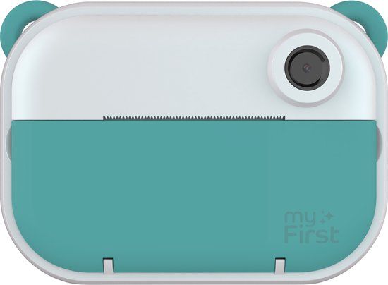 myFirst Camera Insta Wi Blauw - digitale camera en inkt-loze labelprinter - 12MP - selfie lens - draadloos