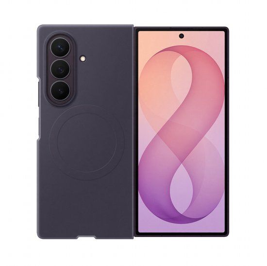 Samsung Galaxy Z Fold8 Ultra Hoesje - Silicone Magnet - Paars