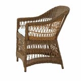 LOBERON Fauteuil Garden Grove bruin/wit
