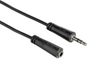 Hama Audio Verlengkabel 3.5mm Jack - 3m - Zwart