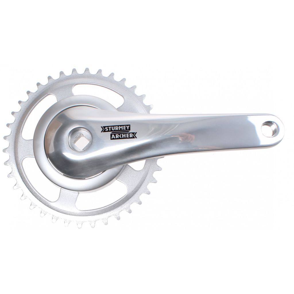 Sturmey Archer crankstel set FCS603 33T 170 mm zilver