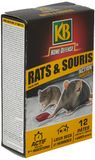 KB Home Defense Pâte Souris et Rats 120 g (12 x 10 g)