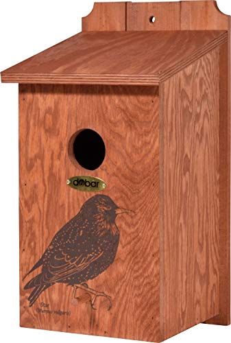 dobar® green label Nestkast "Star" - Bruin - 19x20x38cm