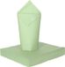 Givi Italia Feest servetten - 16x - mintgroen - 3 laags - 33x33cm