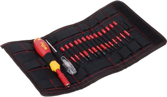 Wiha Schroevendraaierset SoftFinish electric slimVario met slimBits - 16-delig - 36068