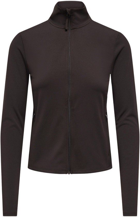 Only Play Mina FZ Cardigan Sweatvest Dames - Maat L - donkerbruin