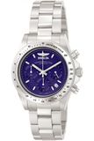 Invicta Speedway 9329 Heren Horloge - Waterdicht - Analoog - Quartz Uurwerk - Roestvrij Staal met blauwe Wijzerplaat - 39mm