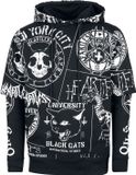 Heartless Mannen Dark Academia Hoodie Heren Trui met capuchon - zwart - XXL