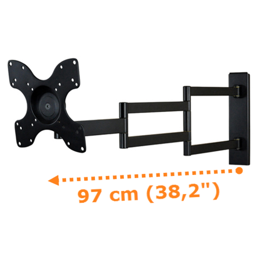 DQ Wall-Support Rotate XL Black 98
