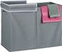 Merkloos Relaxdays wasmand met deksel