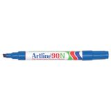 Artline 90 permanent marker blauw (2 - 5 mm beitel)