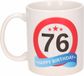 Beallatio Decorations - 76 jaar Verjaardag koffiemok