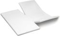 Cinderella Premium Molton Topper - Dubbele Split - 180x200 cm - Wit