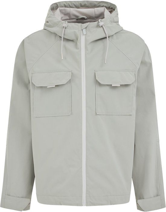 WE Fashion Heren waterafstotend jack met capuchon