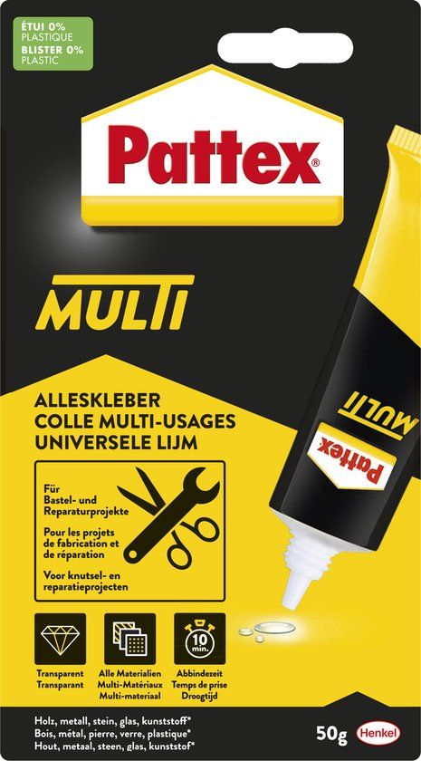 Pattex Multi Alleslijm - 6 x 50g Tubes