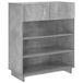 vidaXL Schoenenkast 73 x 38 x 87,5 cm Bewerkt hout Betongrijs