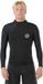 Rip Curl 2026 Hommes Ultimate Search Gilet Manches Longues Capuche Noir S