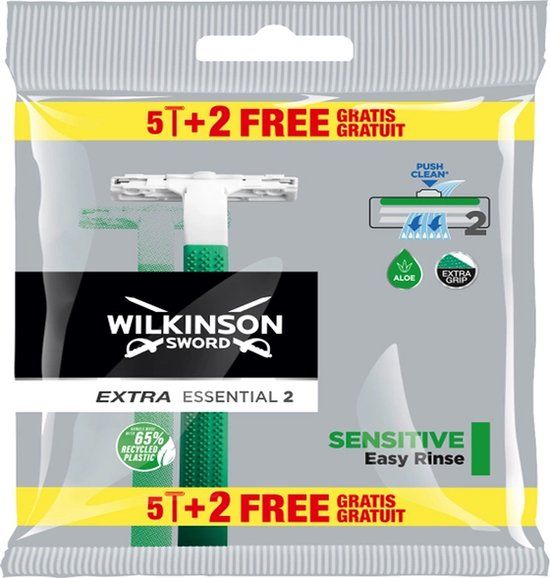 Wilkinson Extra 2 Sensitive Wegwerpmesjes - 7 stuks