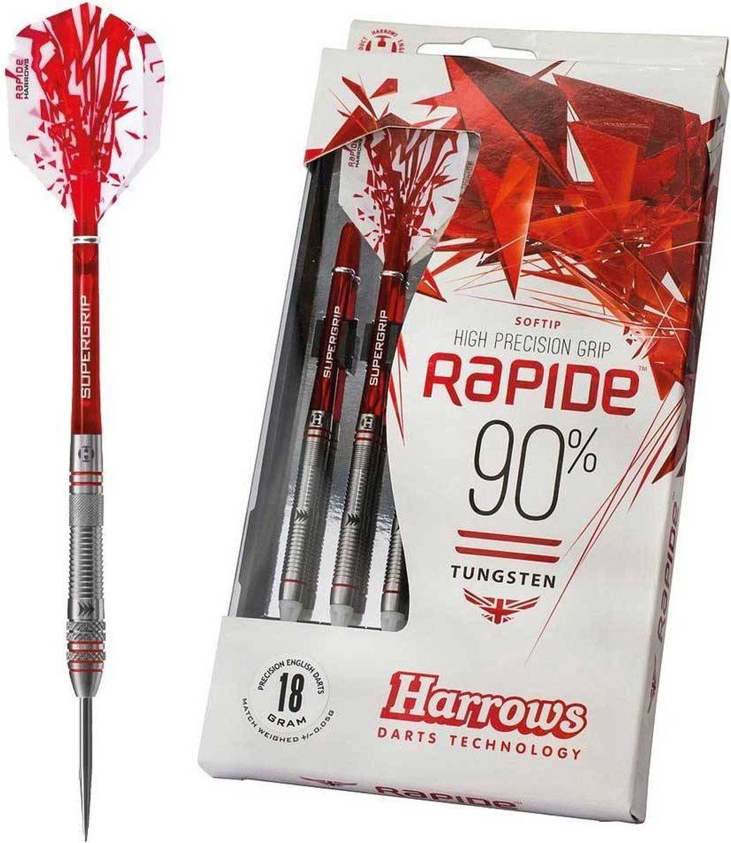 Harrows Rapide Steeltip Dartpijlen 90% Tungsten - 24 gram