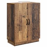 vidaXL - Dressoir - Oud - hout - 66 - x - 34,5 - x - 87 - cm - Bewerkt - hout