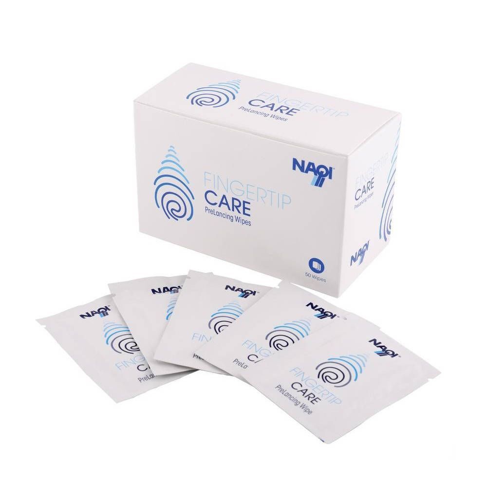 Naqi® Naqi® Fingertip Care Prelancing Wipe 50 doekjes