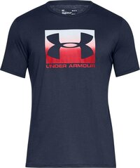 Under Armour Boxed Sportstyle Sportshirt - Maat M - Mannen - navy/rood/wit