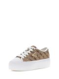 Guess dames sneaker Joezi4 beige bruin