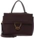 Coccinelle Leren handtas schoudertas Arlettis Handbag Grained Leather Berry donkerpaars