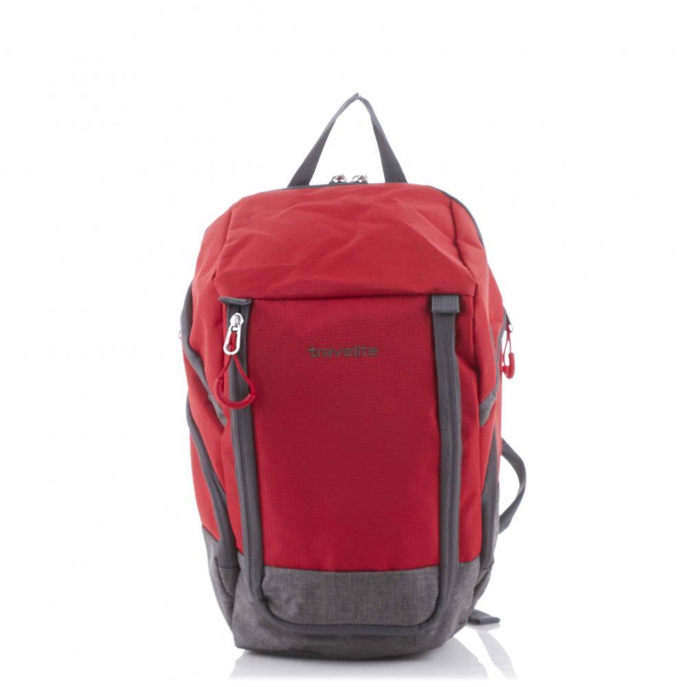 travelite Basics Handbagage Rugtas Red / grey