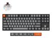 Keychron K8 Max QMK Universeel USB + RF Wireless + Bluetooth Mechanisch Toetsenbord Zwart, Grijs