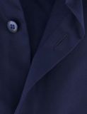 Olymp Overhemd no.6 bleu foncé Coupe ajustée Manches longues Coton Élasthanne Hommes 36