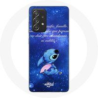 Maniacase Hoesje voor Samsung Galaxy A52 Stitch Ohana Quote