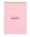 Rhodia 118421C - bloc RI A4 COULEURS Rose 5/5 80F