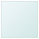 vidaXL Tafelblad 30x30 cm gehard glas transparant