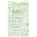 Zakken Parole Zakken Hamburger "Parole" 34 G/M2 14 + 7 x 22 cm groen perkament vetafstotend - 500 oz