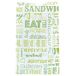 Zakken Parole Zakken Hamburger "Parole" 34 G/M2 14 + 7 x 22 cm groen perkament vetafstotend - 500 oz