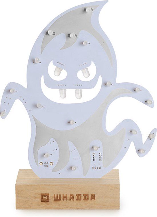 Whadda Exciting Electronics Whadda Soldeerkit XL-printplaat Gruwelijk Spook STEM Bouwpakket