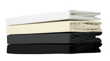 MatrasDirect Hoeslaken Boxspring - Jersey 180x210 Zwart