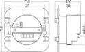 BES LED Brinton Stairflex 2 LED Trapspot - Inbouw Trapverlichting Rond Zwart - 2W 200lm - Natuurlijk Wit 4000K