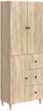 vidaXL - Sonoma eiken loungeset - Bewerkt hout