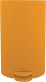 MSV Cosmetica-emmer Osaki vuilnisemmer, pedaalemmer, afvalemmer, 3 liter, met uitneembare binnenemmer, saffraan geel